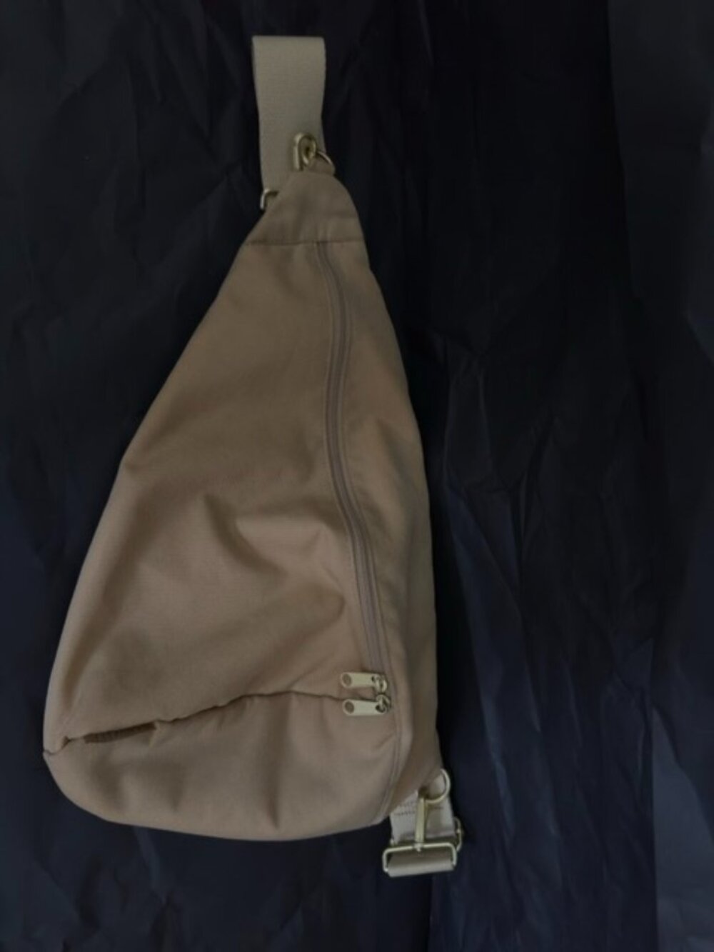 CANVELLE Beige Machine Washable Crossbody (Oversized Sling) Bag